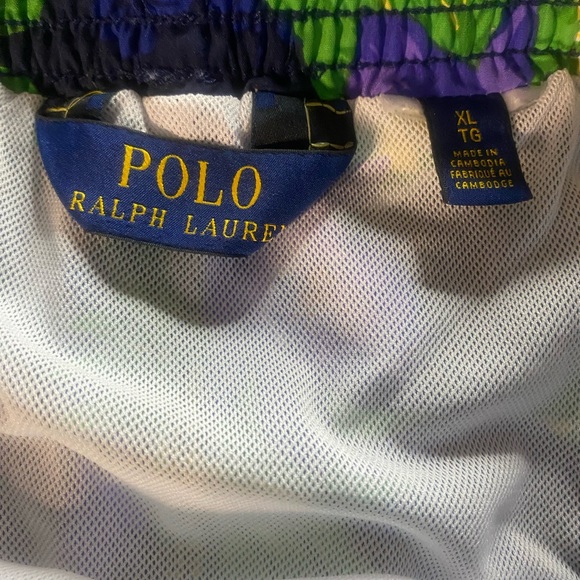 Polo by Ralph Lauren Floral Swim Trunks Men XL - Picture 4 of 4
